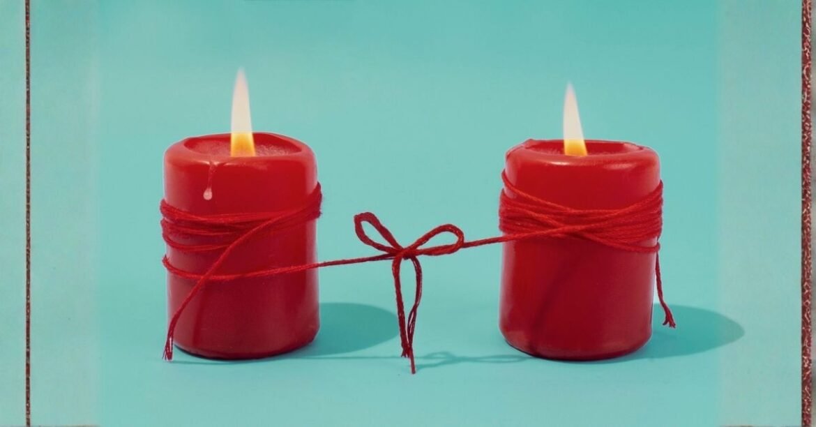 candle falling