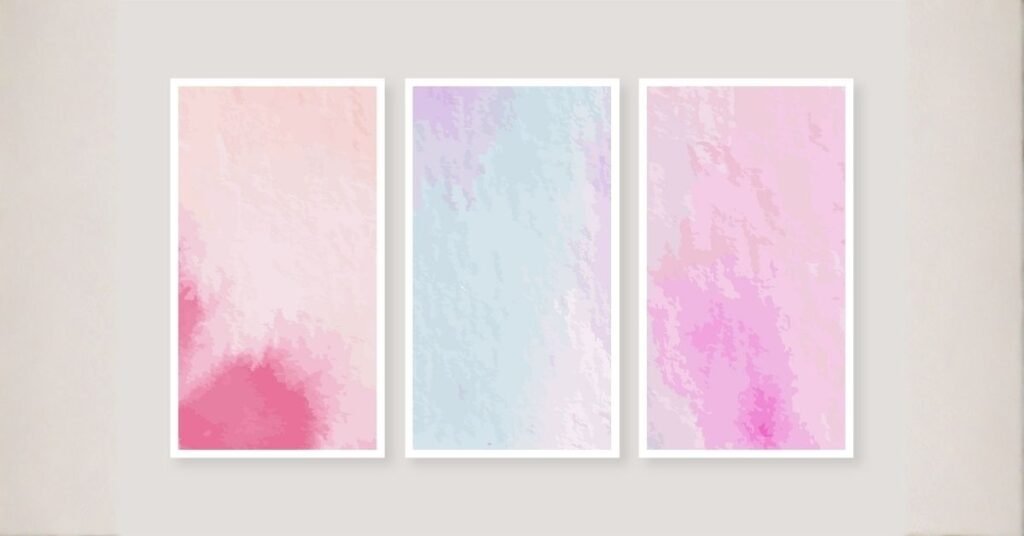 pink wall decor