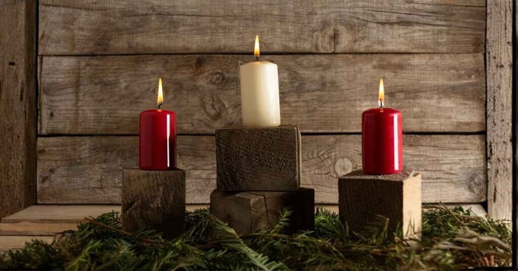 candle falling