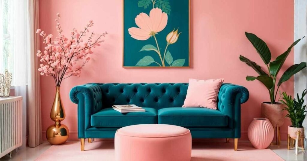pink wall decor