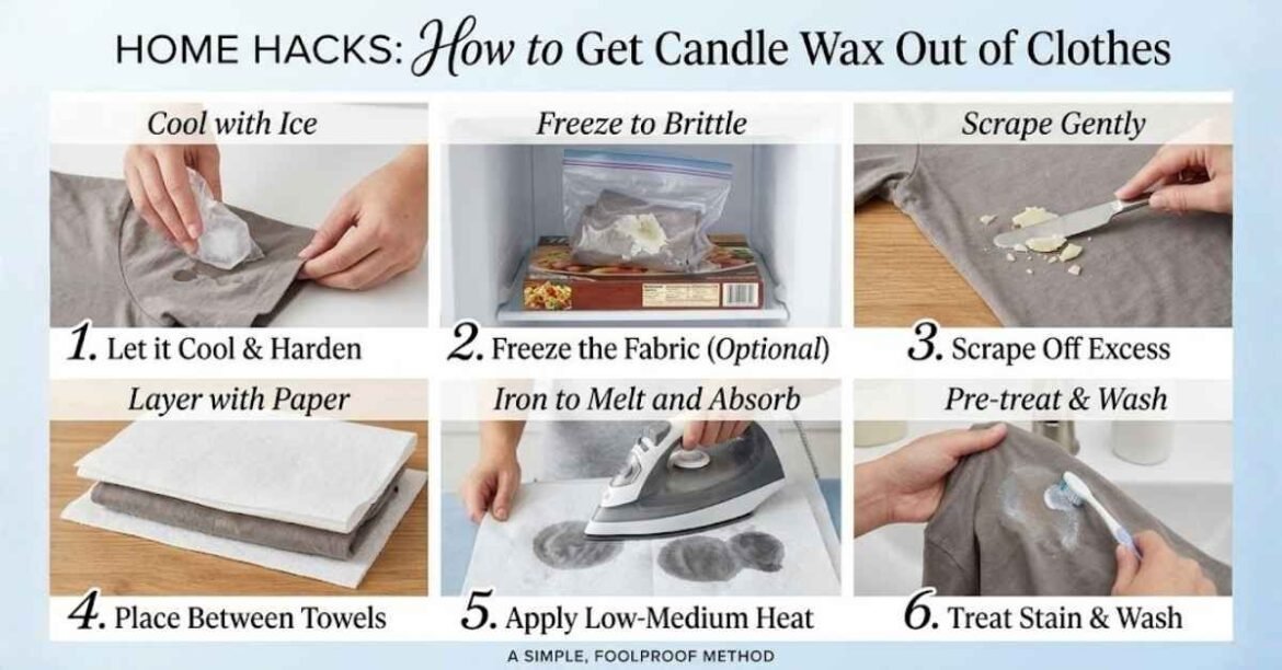 How to Get Candle Wax Out of Clothes