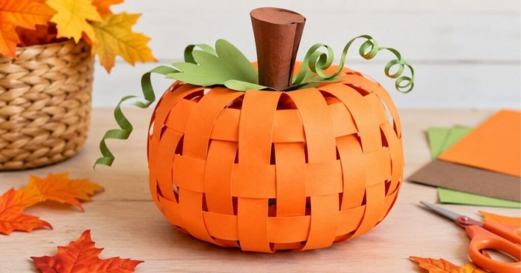 Paper Pumpkin Craft