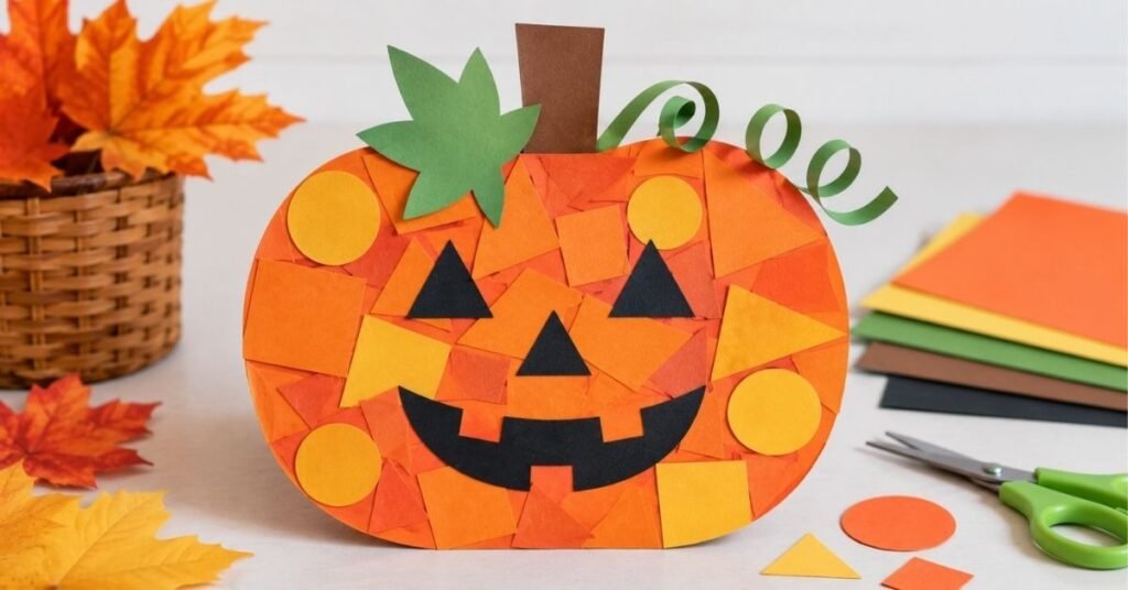 Paper Pumpkin Craft