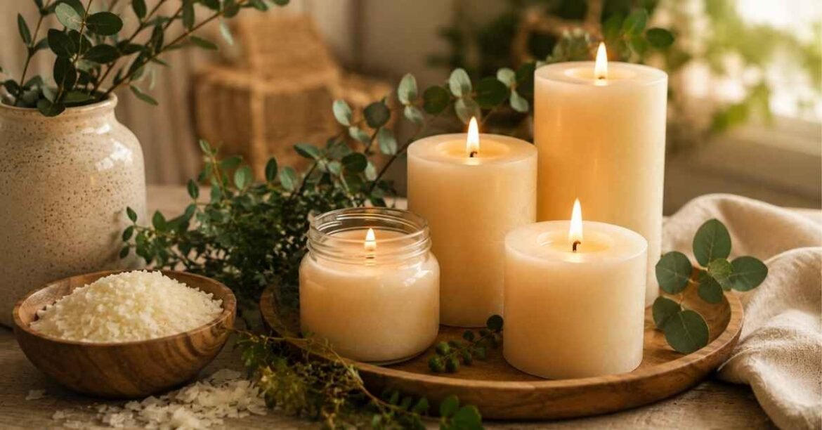 candle natural wax